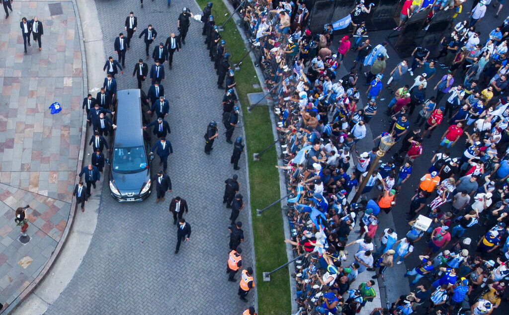 APTOPIX Argentina Maradona